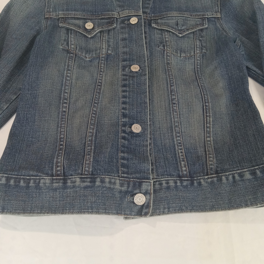 Gap Women's Vintage Classic Denim Blue Jacket Size Small - Picture 3 of 16